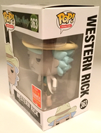 Western Rick Pop #363 Western Morty Pop #364 Vaulted 2018 SDCC in Protectors