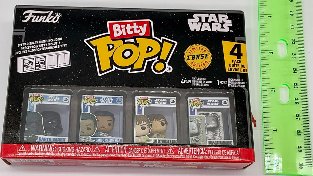 Star Wars Funko Bitty Pop 4-Pack with Stackable Shelf 2025 (A)