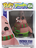 Patrick Star Pop #454 with Candy Cane Holiday Funko Pop 2018