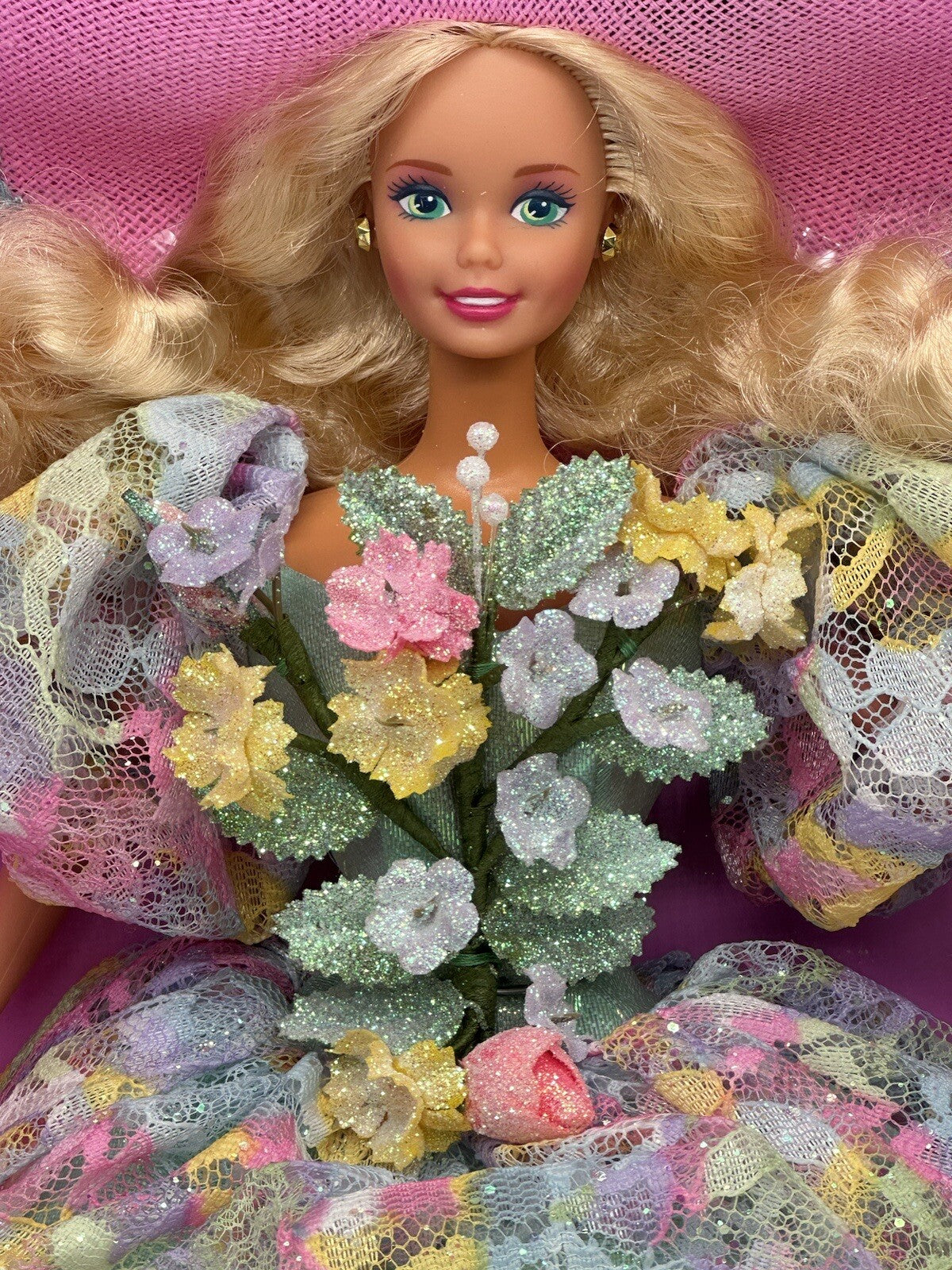 Spring Bouquet Barbie Doll Enchanted Seasons Collection 1994 Lmtd Edition New