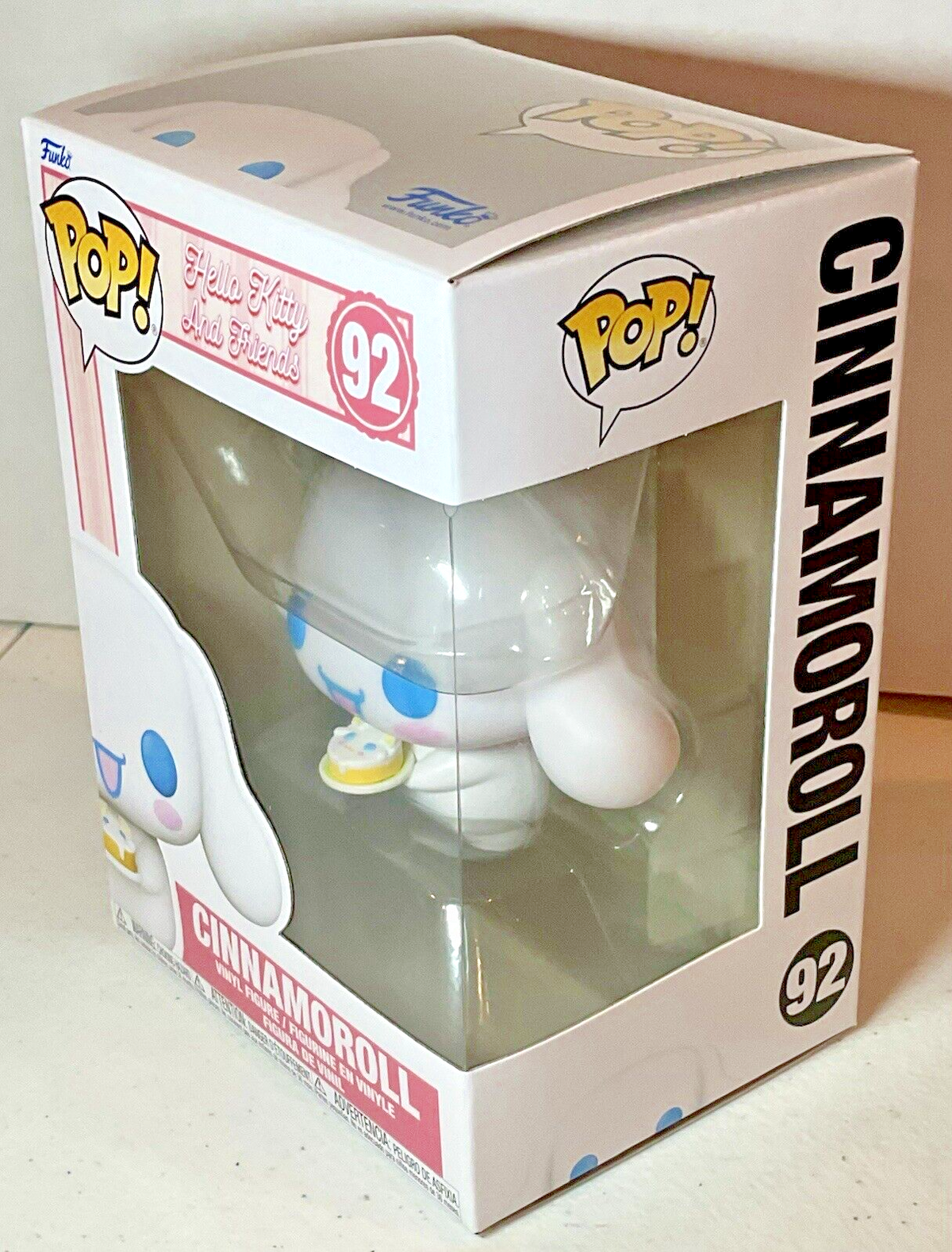 Cinnamoroll Pop #92 Hello Kitty And Friends Funko Pop 2024 Cinnamoroll with Cake