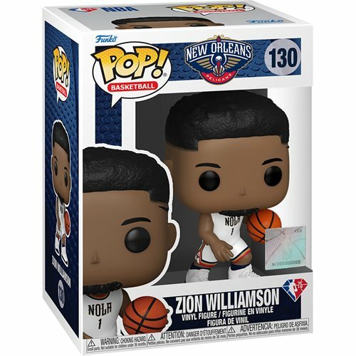 Zion Williamson Pop #130 NBA Funko Pop Basketball New Orleans Pelicans 2021