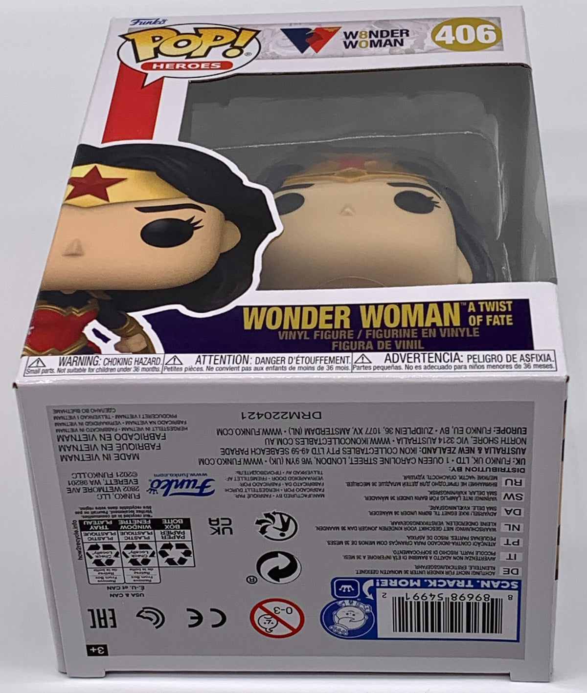 Wonder Woman Pop #406 A Twist Of Fate 80th Anniversary Funko Pop Heroes