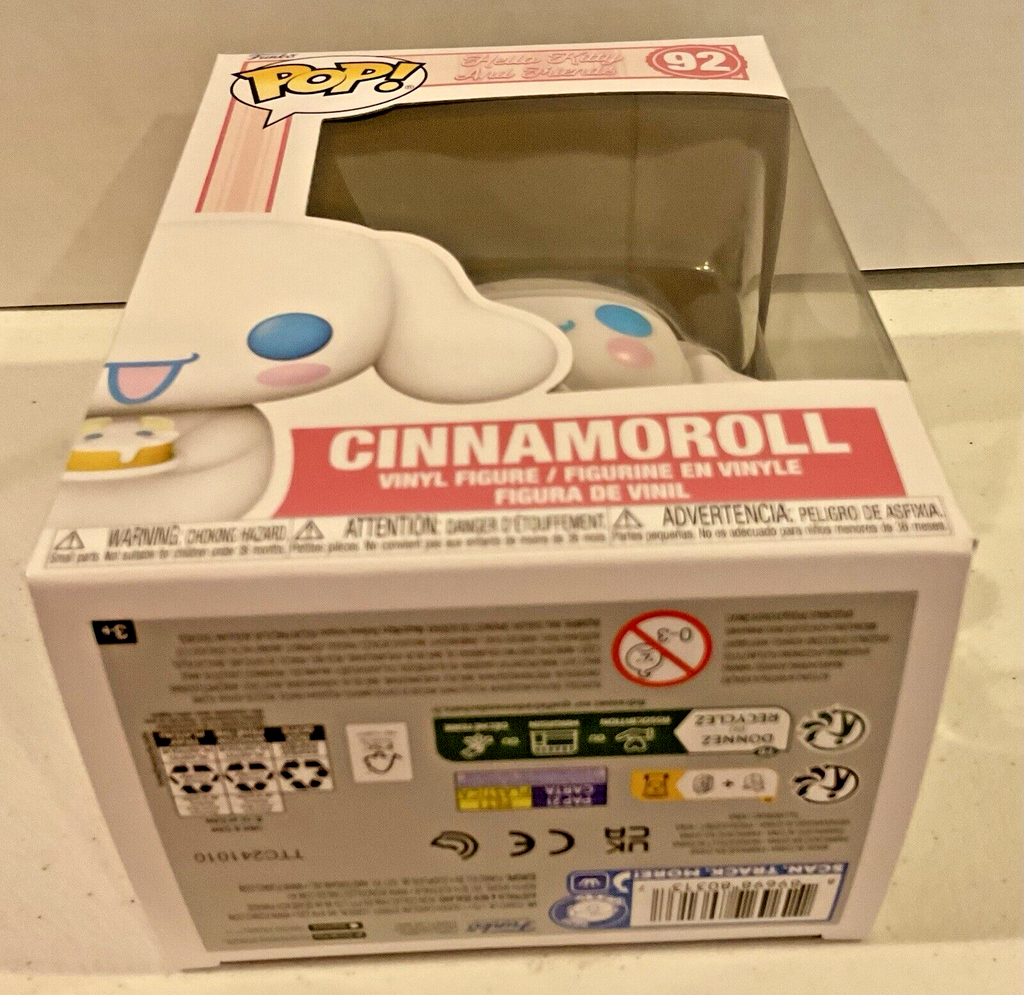 Cinnamoroll Pop #92 Hello Kitty And Friends Funko Pop 2024 Cinnamoroll with Cake