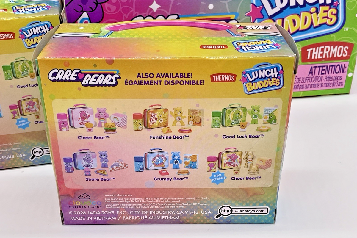 Lunch Buddies Care Bears Blind Box 2026 Includes 6 Surprises, READ Chance Chase