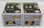 Mickey Mouse Pop #1486 + Minnie Mouse Pop #1485 Funko Halloween  2 Piece Set