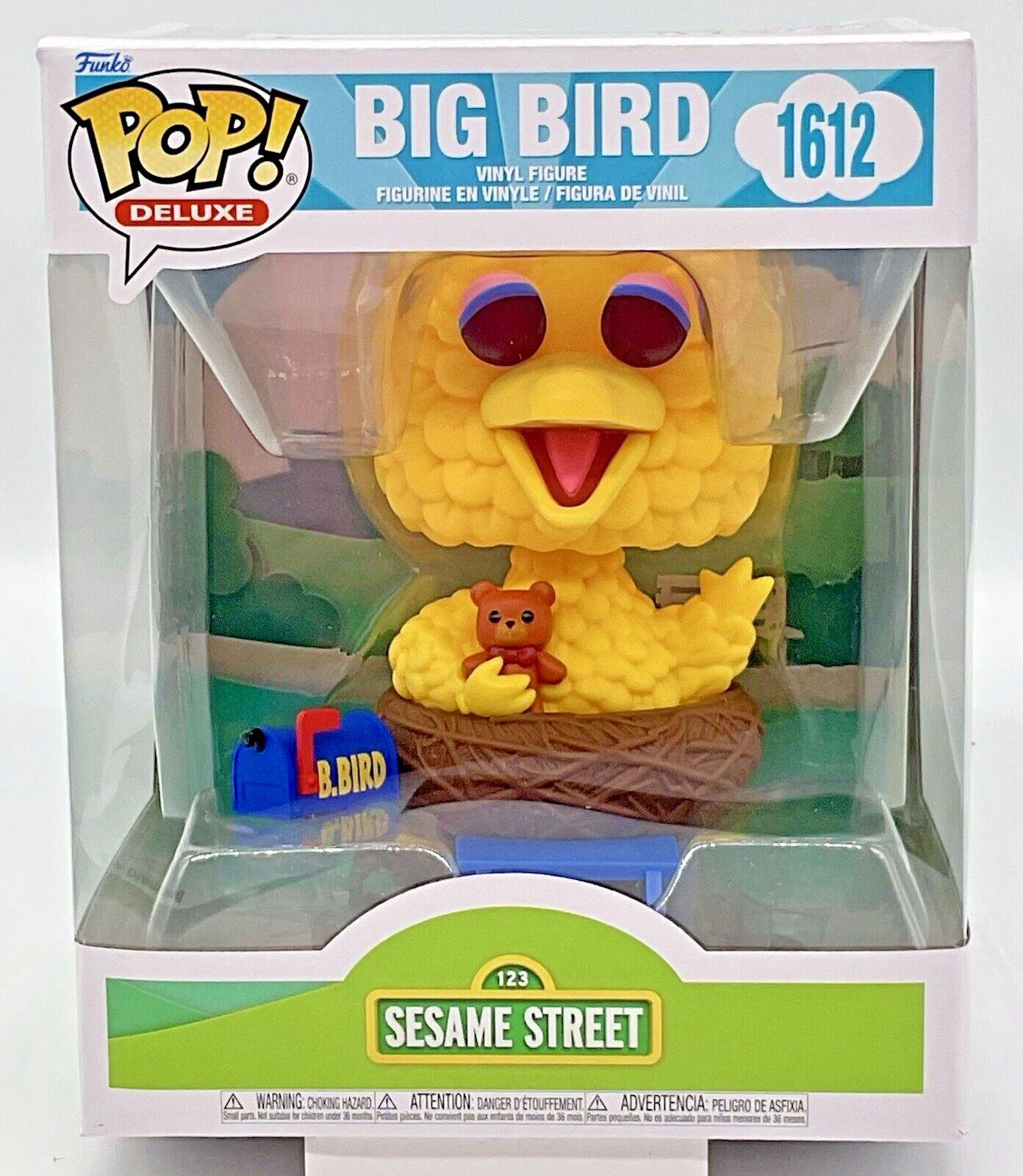 Big Bird in Nest Pop #1612 Sesame Street Funko Pop Deluxe 2024 Big Bird