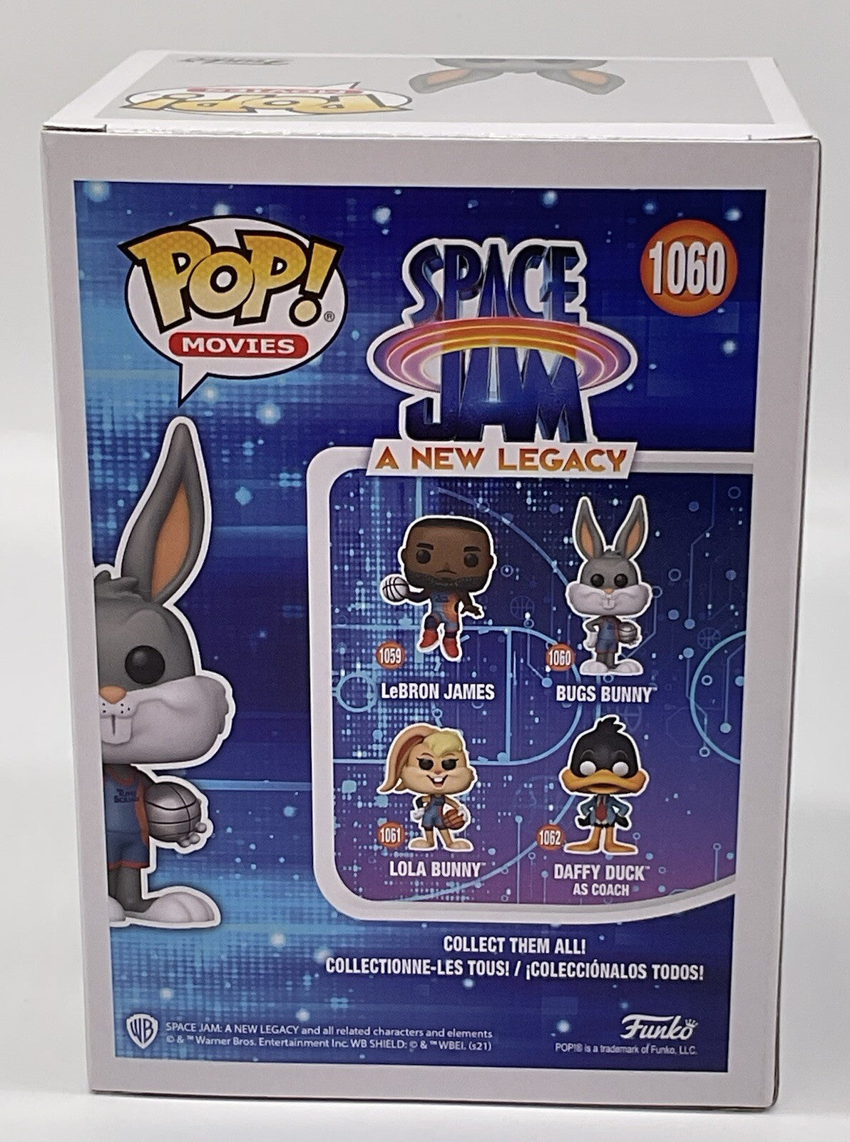 Bugs Bunny Pop #1060 Space Jam A New Legacy Funko Pop Movies 2021