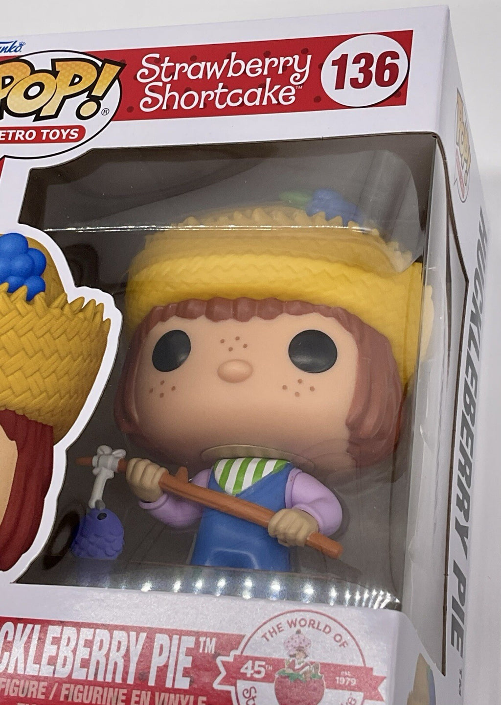 Strawberry Shortcake Huckleberry Pie Pop #136 Funko Pop Retro Toys 2024