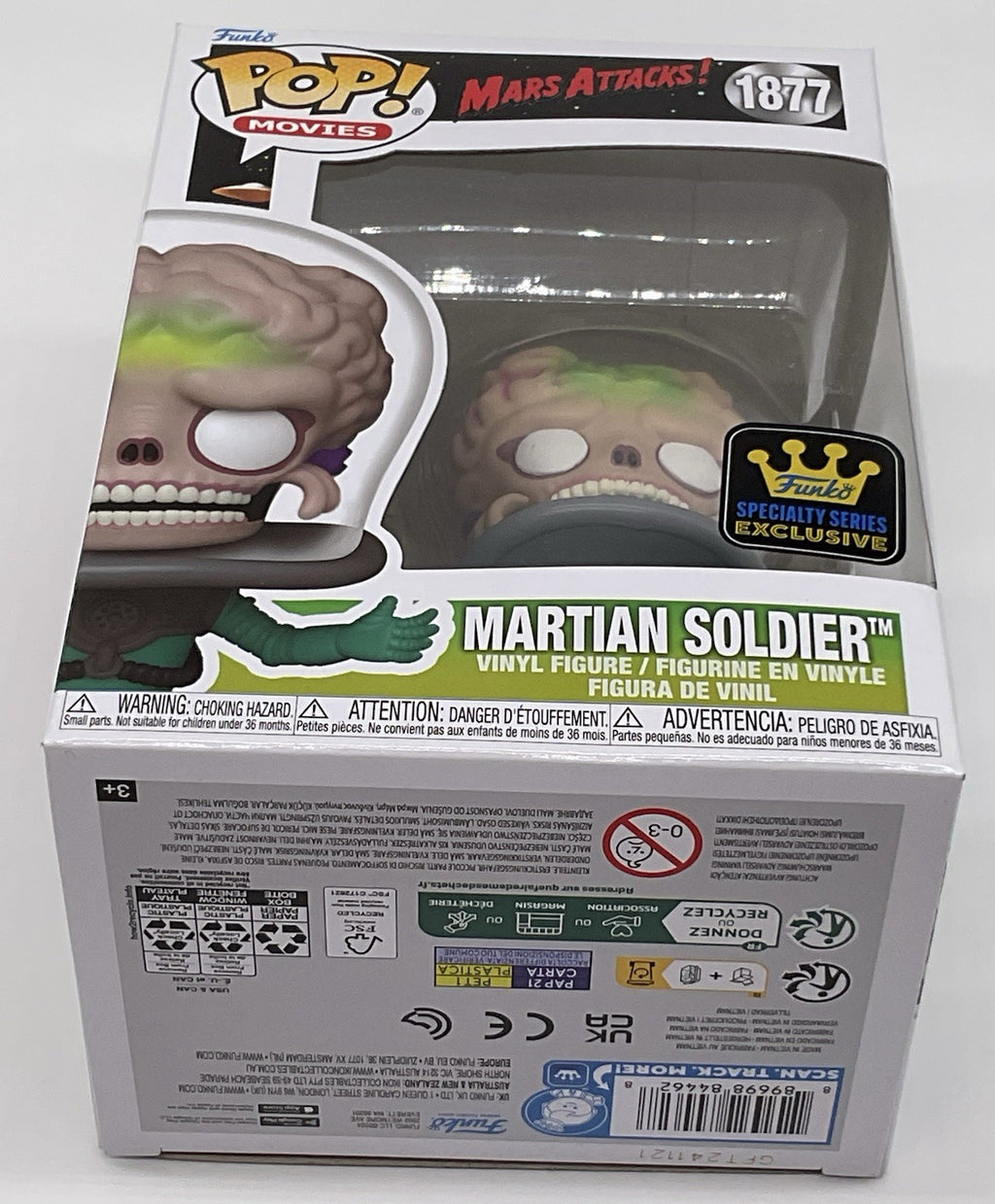 Martian Soldier Pop #1877 Mars Attacks Funko Pop Specialty Series Exclusive 2024