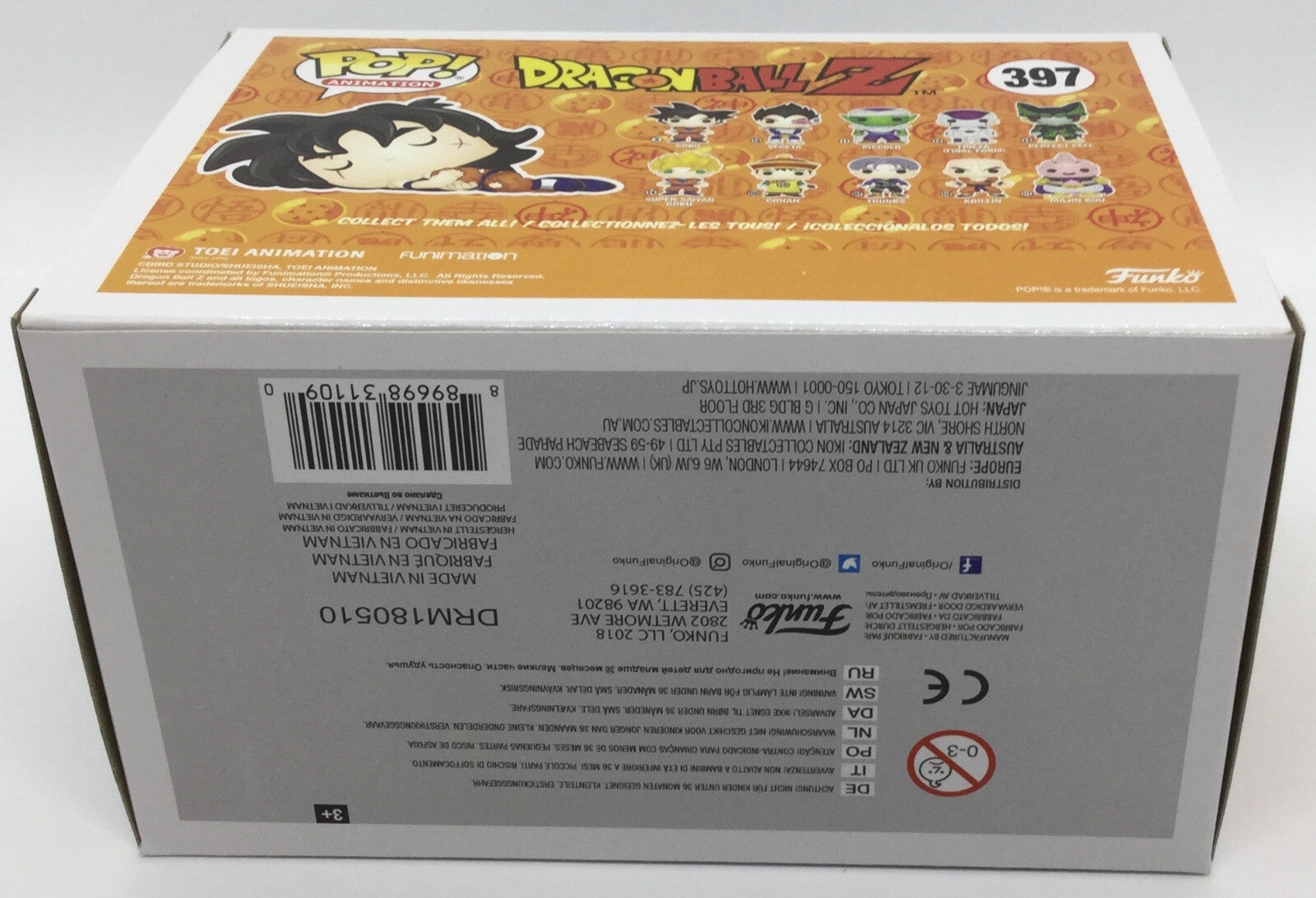 Dead Yamcha Pop #397 Dragonball Z 2018 SDCC Vaulted Limited Edition in Protector