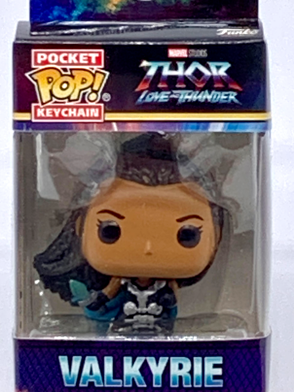 Valkyrie Pocket Pop Keychain Marvel Studios Funko 2022 Thor Love and Thunder
