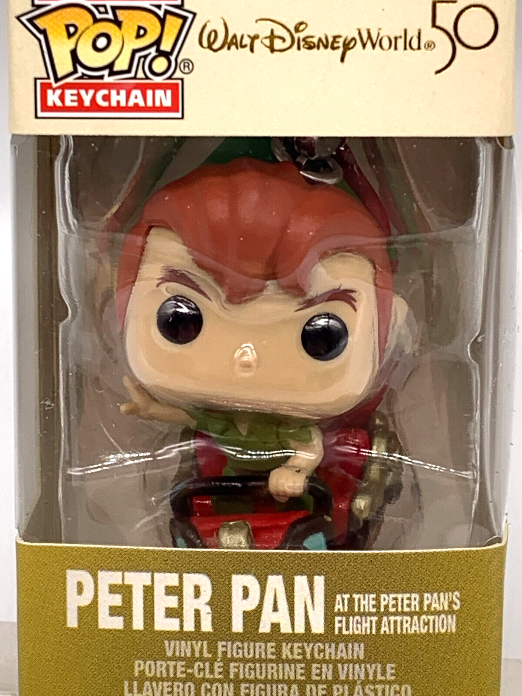 Peter Pan at the Peter Pan’s Flight Attraction Pocket Pop Key Chain Funko Disney