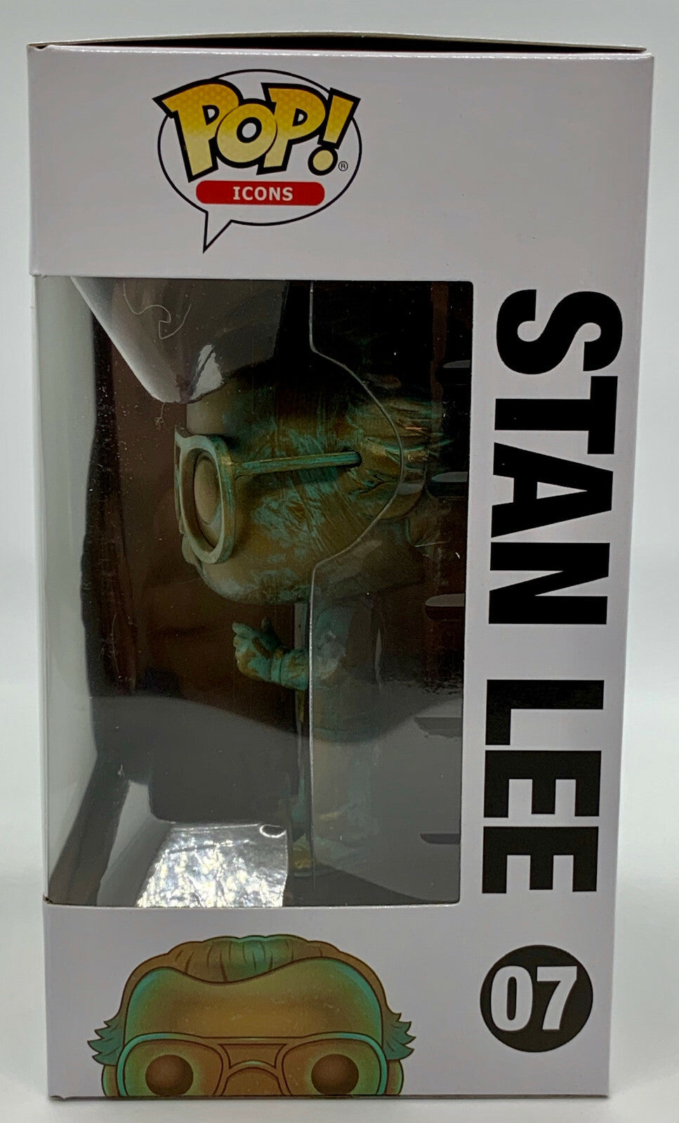 Stan Lee Pop #07 Patina Funko Pop Icons 2019 