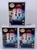 Doctor Strange 3 piece Funko Pop Set Wong, Master Mordo and Supreme Strange 2022