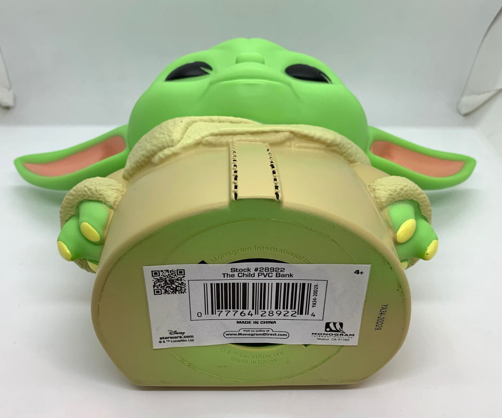 The Child Star Wars The Mandalorian PVC Bank Coin Slot Bank 