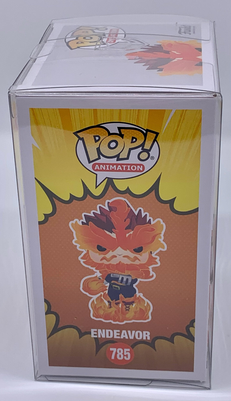 Endeavor Pop #785 My Hero Academia Glows Amazon Exclusive Funko 2020 + Protector
