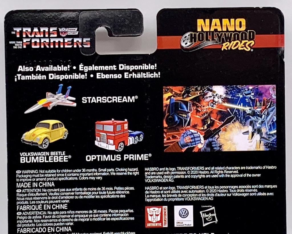 Nano Hollywood Rides Transformers More Than Meets the Eye 3 piece Die Cast Set