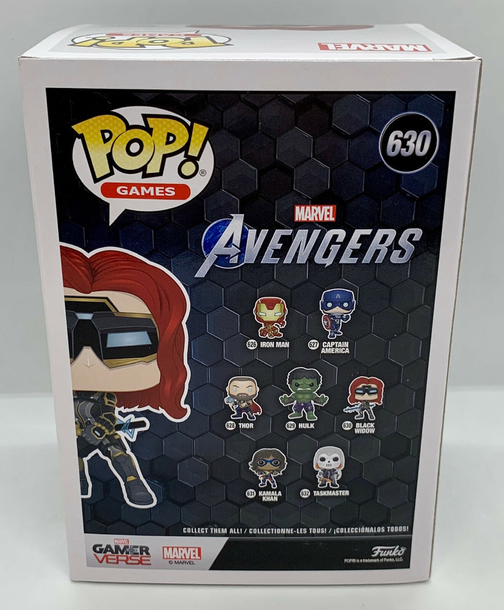 Black Widow Pop #630 Marvel Avengers Gamer Verse Funko Pop Games