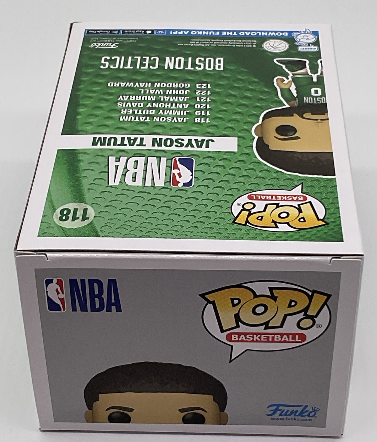 Jayson Tatum Pop #118 Boston Celtics Funko Basketball NBA 2021