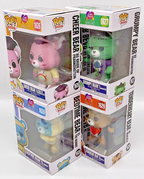 Care Bears Universal Monsters 4 Piece Funko Pop Set Cheer Bear, Bedtime Bear +
