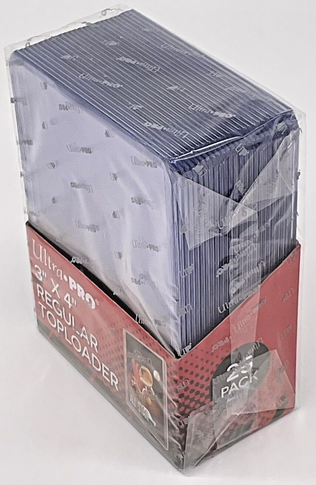 Ultra Pro 3” X 4” Regular Top Loader 25 Pack Clear Holds 2 1/2" x 3 1/2" Cards