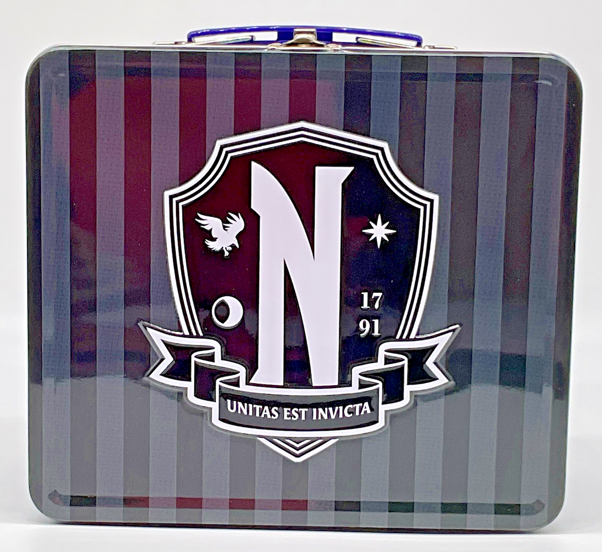 Wednesday Nevermore Academy Tin Titans Lunch Box + Beverage Container PX Excl