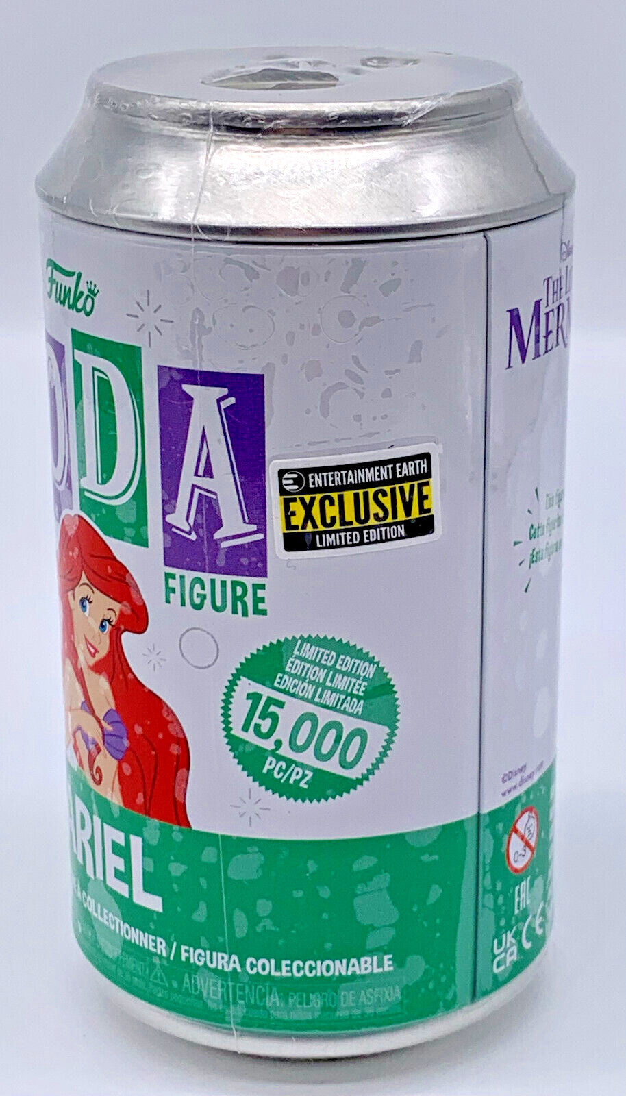 Ariel The Little Mermaid Funko Soda EE Exclusive Chance of Chase Sealed Can