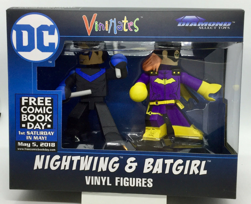 DC Nightwing and Batgirl Vinimate 2 pack 2018 Diamond Select Toys LLC