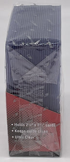 Ultra Pro 3” X 4” Regular Top Loader 25 Pack Clear Holds 2 1/2" x 3 1/2" Cards