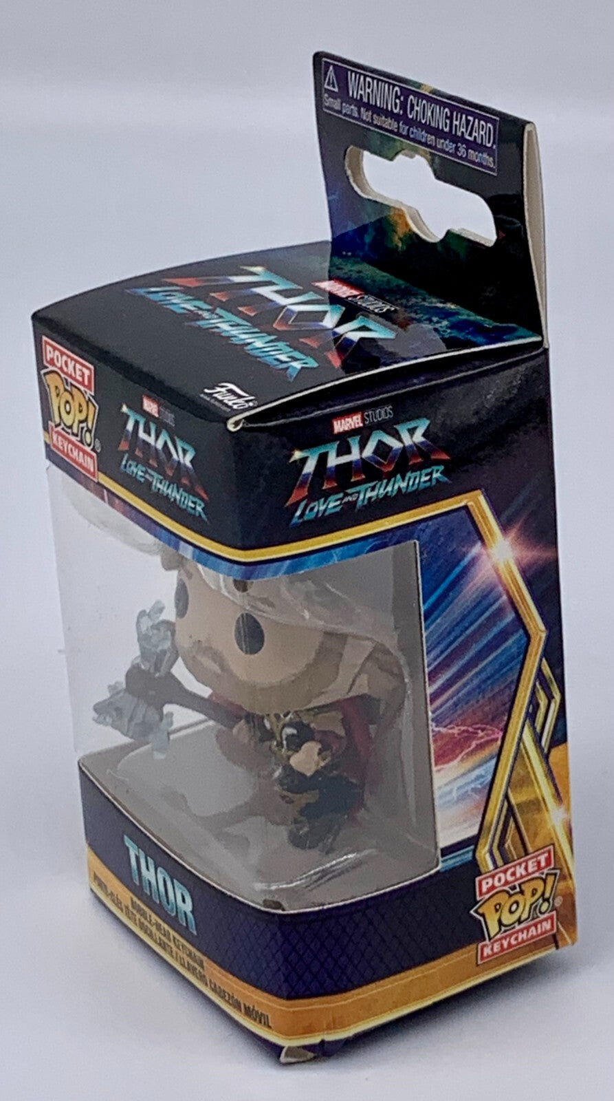 Thor Pocket Pop Keychain Marvel Studios Funko 2022 Thor Love and Thunder