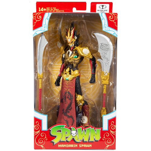 Spawn Mandarin Spawn Red Outfit 7-Inch Action Figure McFarlane Toys 2 Swords