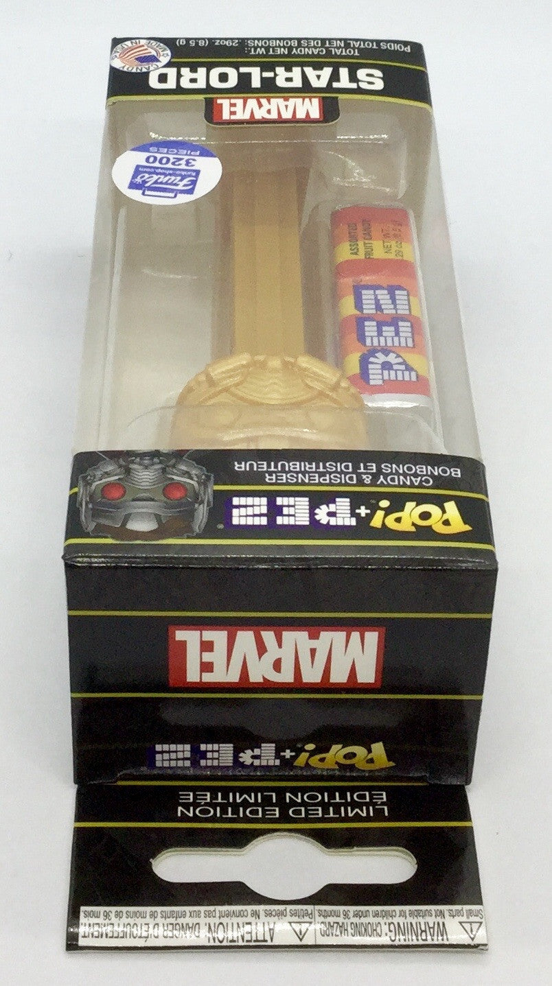 Star-Lord Marvel Gold Funko Pop Pez Funko Exclusive 2018 Limited Edition of 3200
