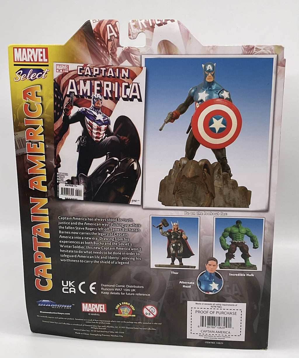 Captain America Marvel Select Action Figure 2021 Figure and Accessories