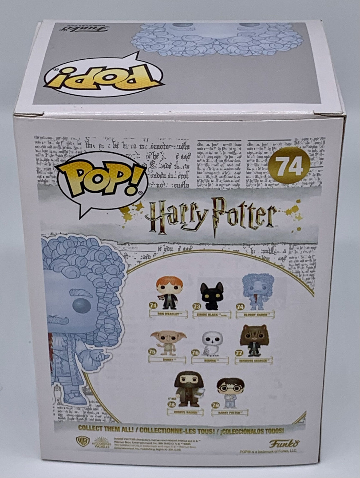 Bloody Baron Pop #74 Harry Potter Funko Pop 2018 minor box damage