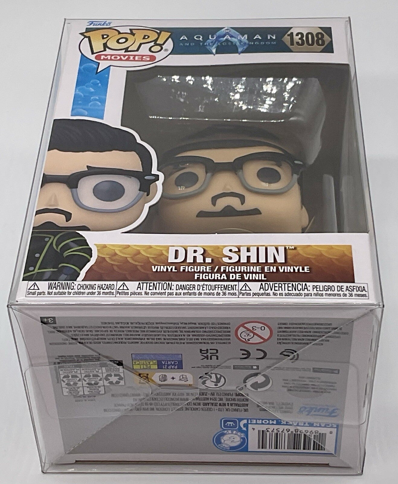 Dr. Shin Pop #1308 DC Aquaman and the Lost Kingdom Funko 2023 Vaulted Protector