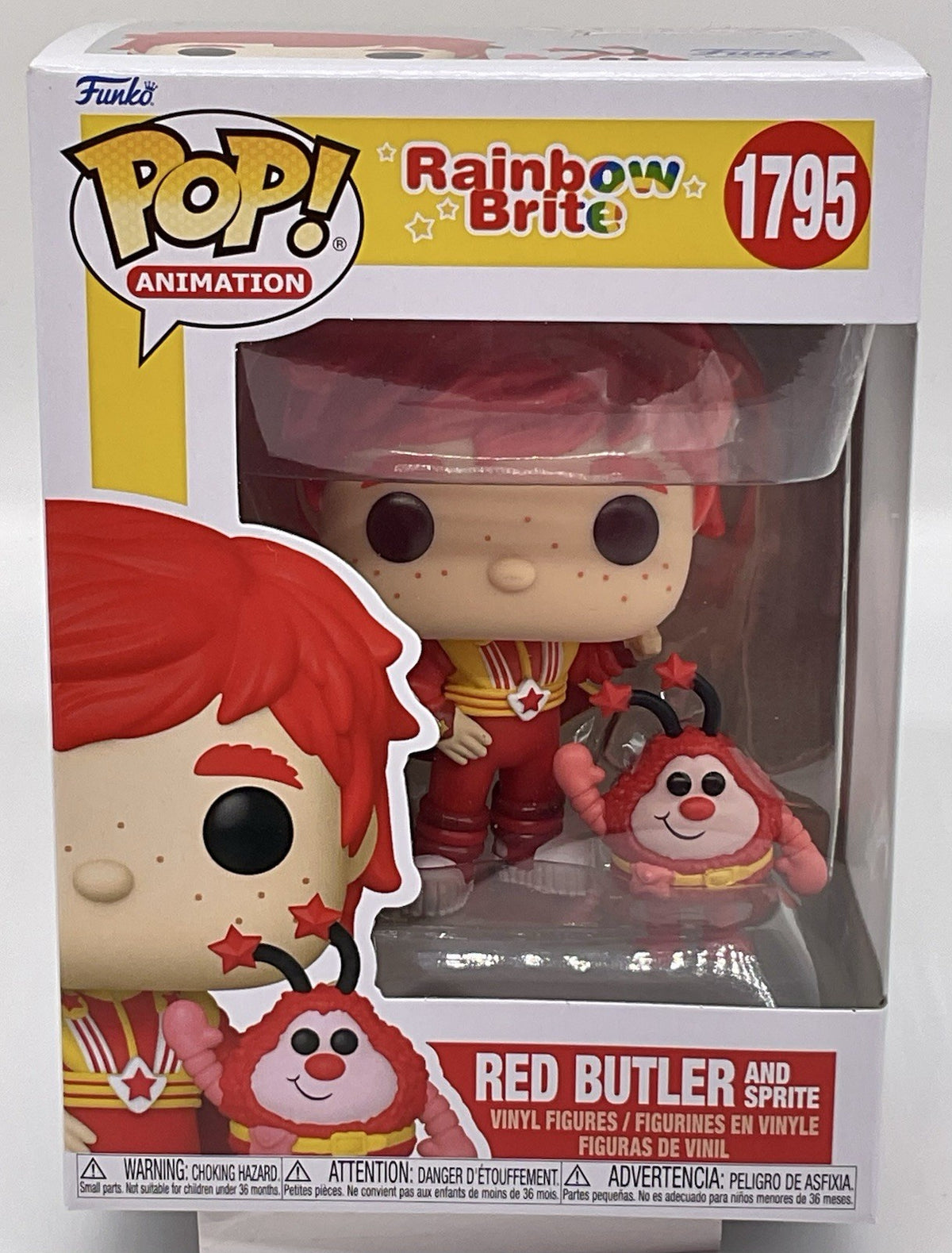 Red Butler and Sprite Pop #1795 Rainbow Brite Funko Pop Animation 2024