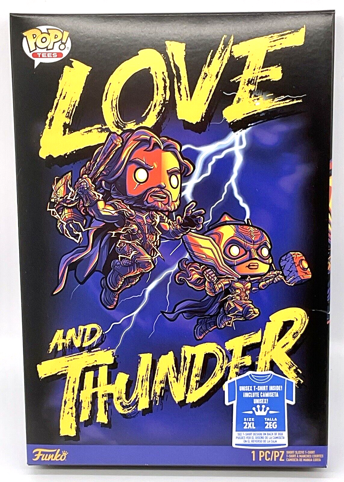 Funko Boxed Tee Thor Love & Thunder Marvel Size 2XL Unisex