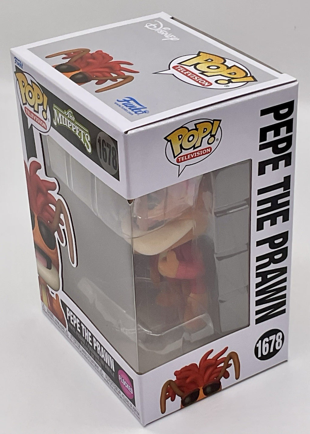 The Muppets Pepe the Prawn Pop #1678 Flocked  Funko Pop 2025