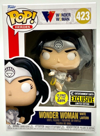 Wonder Woman White Lantern Pop #423 Glows Funko Pop Heroes EE Exclusive 2021