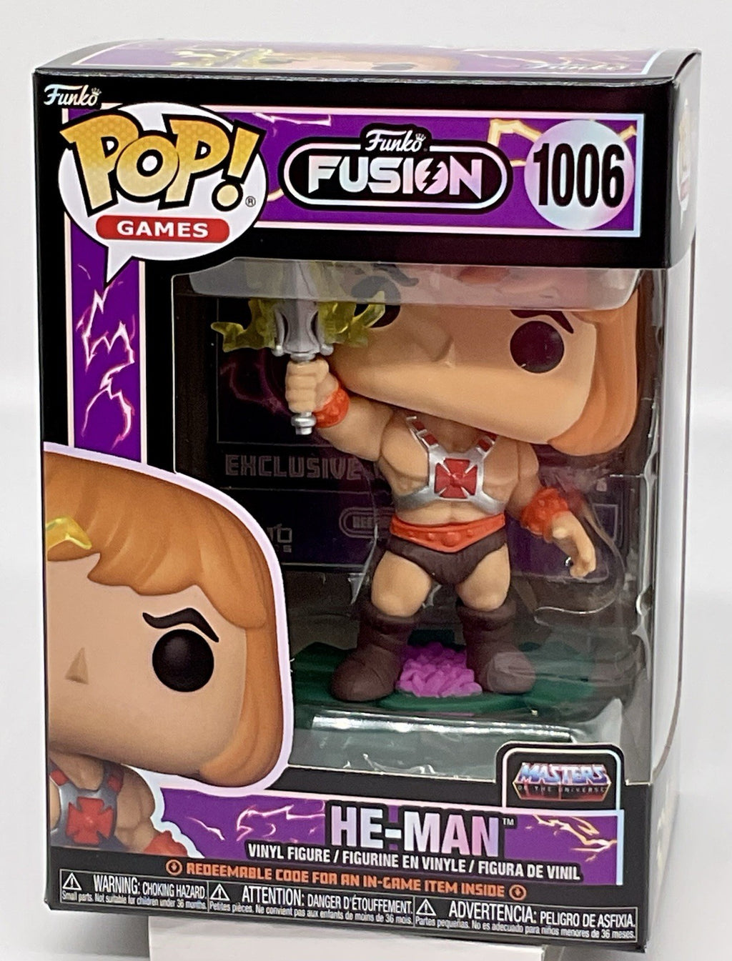 He-Man Pop #1006 Masters of the Universe Funko Fusion Pop Games 2024 He-Man