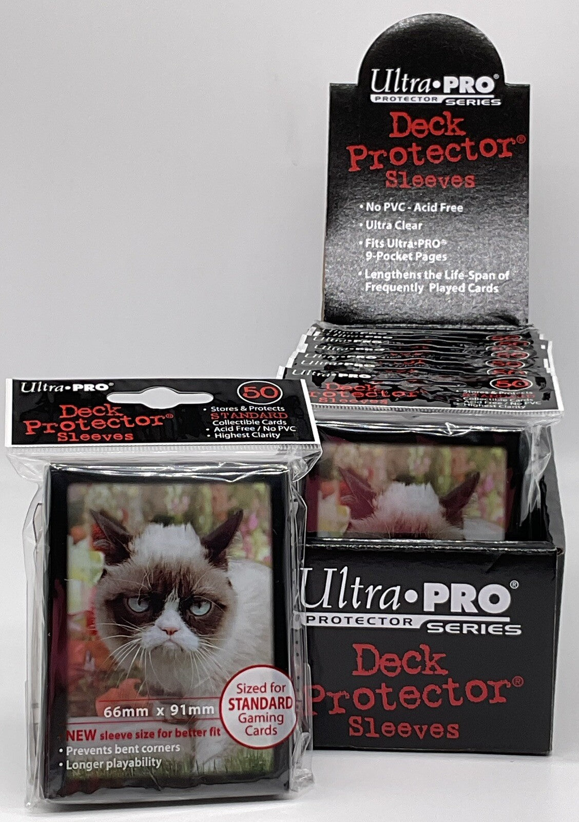 Grumpy Cat Ultra Pro Protector Series Deck Protector Sleeves Grumpy Cat 50ct