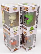Looney Tunes Halloween 4 Piece Funko Pop Set 2024 Bugs, Marvin, Sylvester,Tweety