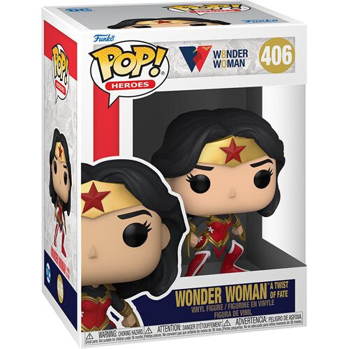 Wonder Woman Pop #406 A Twist Of Fate 80th Anniversary Funko Pop Heroes