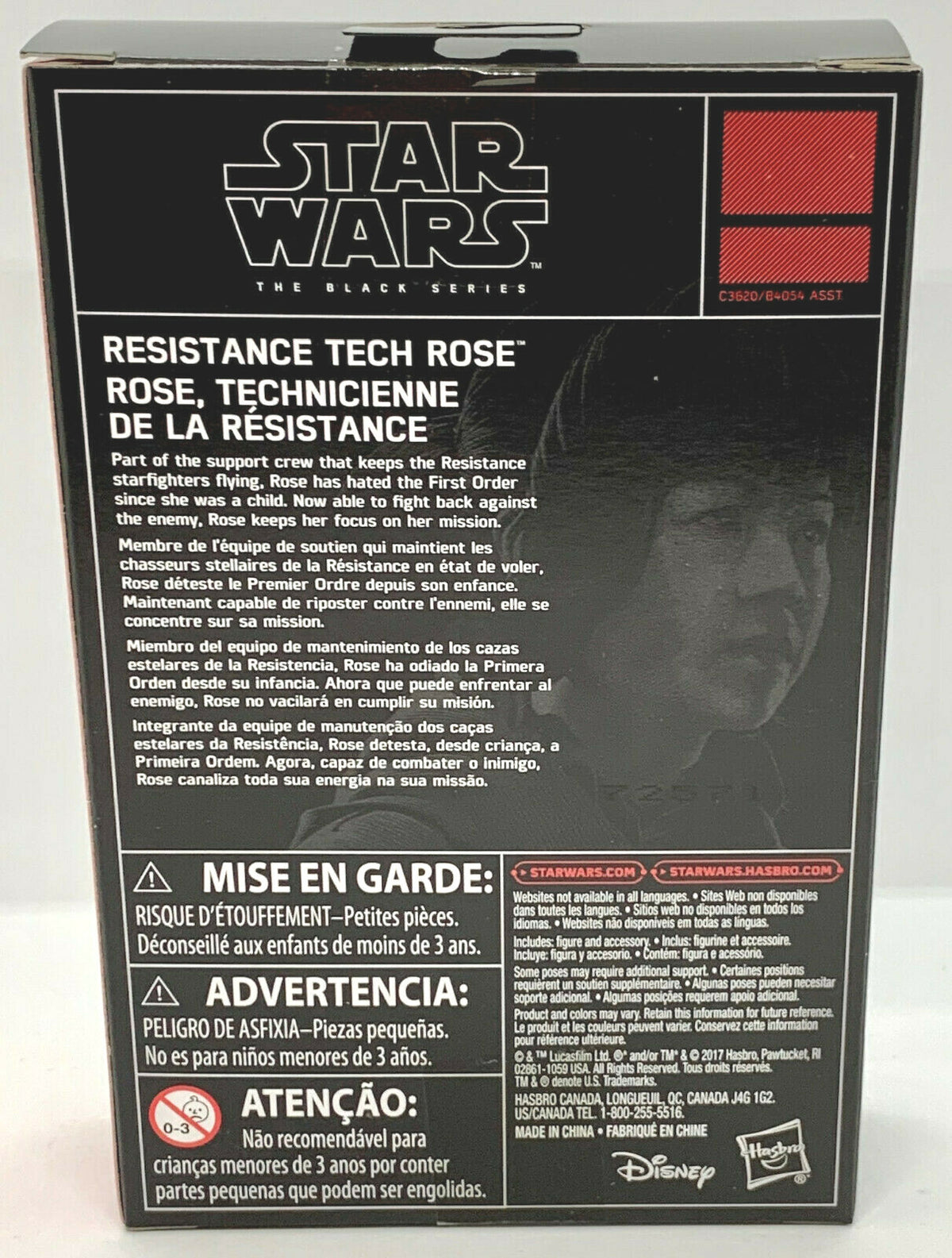 Resistance Tech Rose Star Wars The Black Series 3 3/4-Inch Action Figure