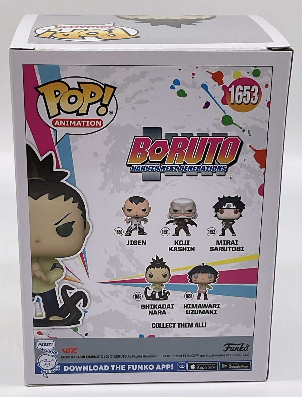 Boruto Naruto Shikadai Nara Pop #1653 Next Generations Funko Pop Animations 2024