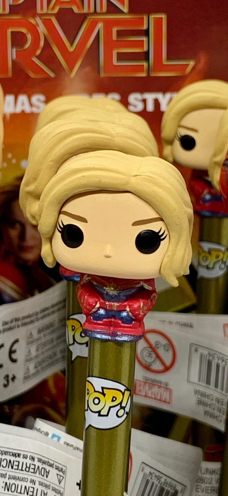 Funko Pop Pen Captain Marvel Funko Vaulted 2018 Captain Marvel Pen