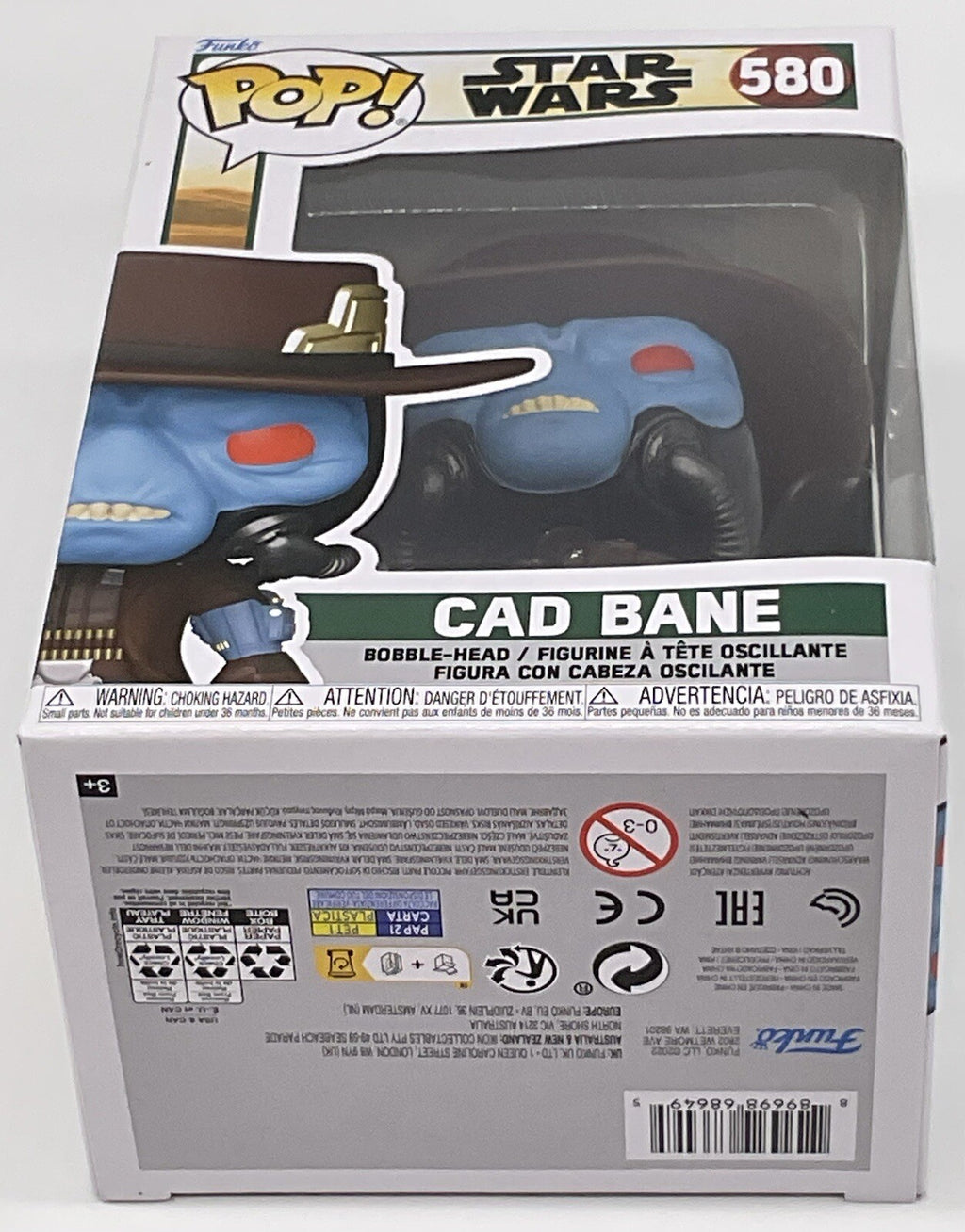 Cad Bane Pop #580 Star Wars Book of Boba Fett Funko Pop 2022