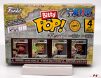 One Piece Funko Bitty Pops 4 Pack 2025 Includes One Bitty Pop Shelf (H)