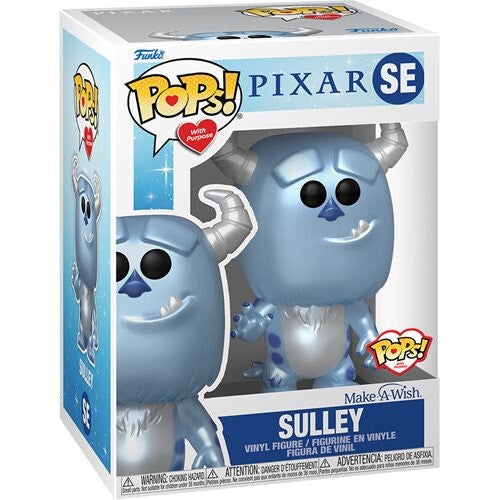 Sulley Metallic Pop #SE Make-A-Wish Funko Pops with a Purpose 2022 Vaulted